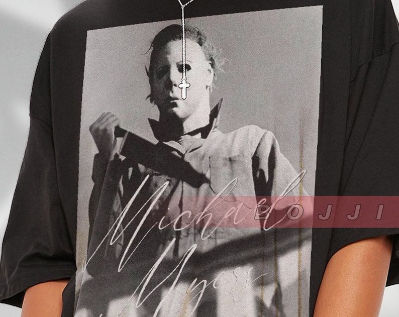 Michael Myers Horror Tee - Classic Homage to Horror Genre - Image 2