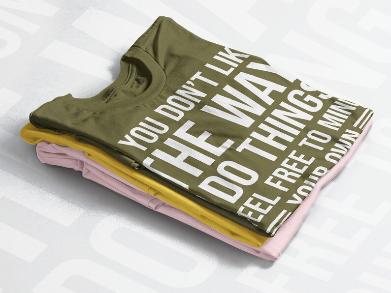 Mind Your Own Business Middle Finger Shirt - Show Your Attitude with This Unisex Tee - Image 4
