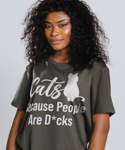 More Cats, Less People Tee - Fun Gift for Cat Lovers