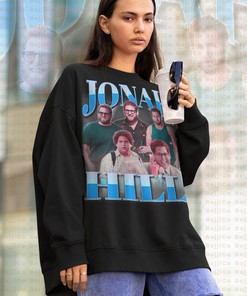 Movie Actor Jonah Hill Sweatshirt, Comedian Homage Sweater, Wolf of Wall Street Fan Merch
