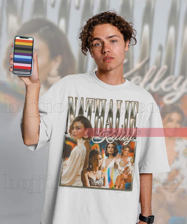 Nathalie Kelley Vintage Sweater - Retro Tokyo Shirt for Fans - Image 3