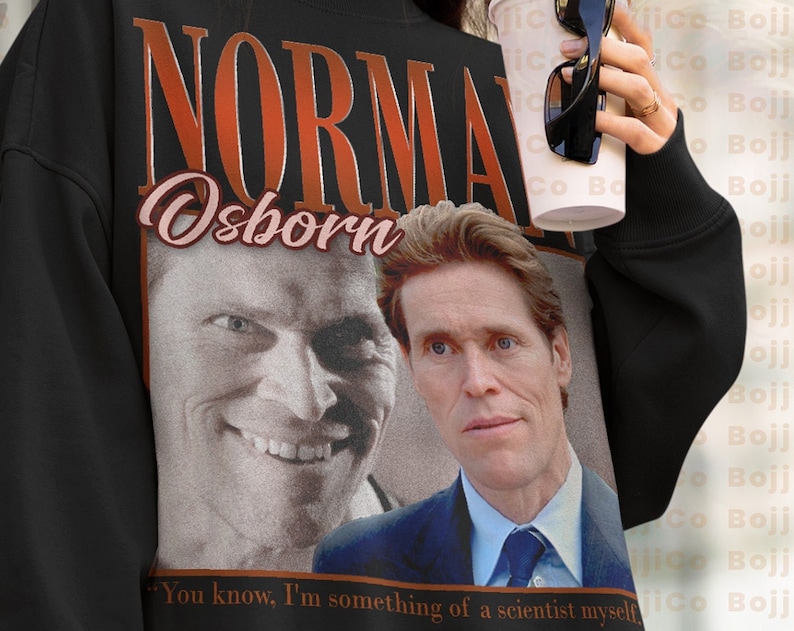 Norman Osborn Scientist Sweatshirt, Vintage Homage Hoodie, Norman Osborn Fan Quote Tee - Image 2