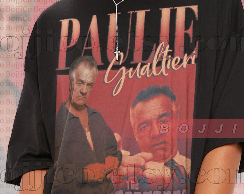 Paulie Walnuts Gualtieri Tee, Tony Sirico The Sopranos Shirt, Gangster Goodfellas Tee, La Cosa Nostra T-Shirt, Mafia Fan Tee - Image 2