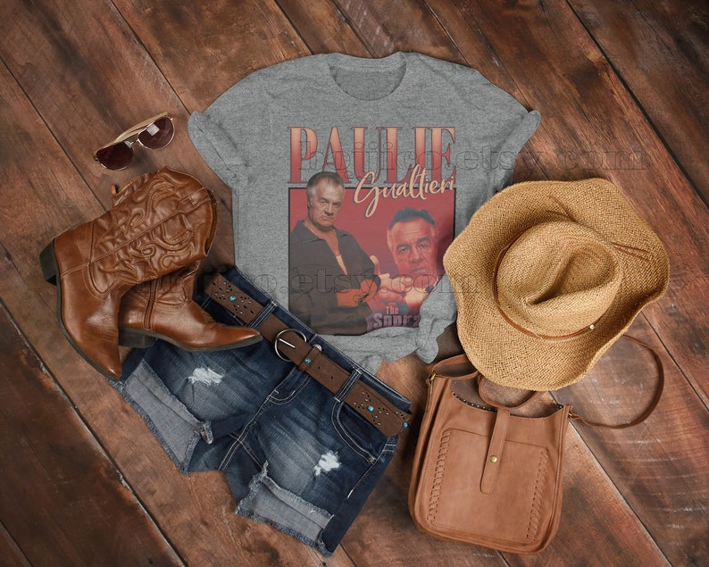 Paulie Walnuts Gualtieri Tee, Tony Sirico The Sopranos Shirt, Gangster Goodfellas Tee, La Cosa Nostra T-Shirt, Mafia Fan Tee - Image 4