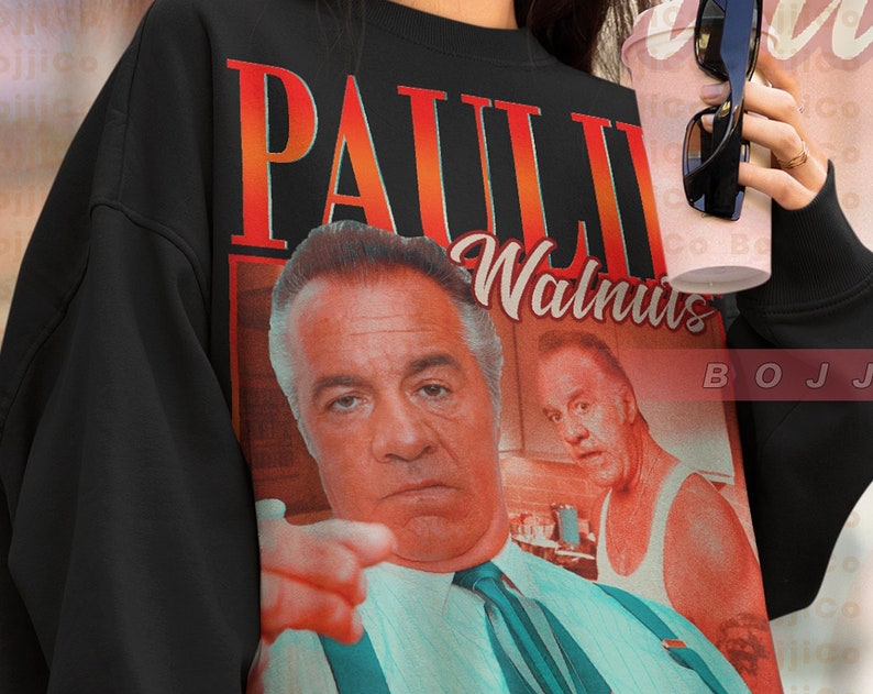 Paulie Walnuts' Homage Sweatshirt, Vintage Paulie Walnuts Hoodie, Retro Fan Tees by Paulie Walnuts - Image 2