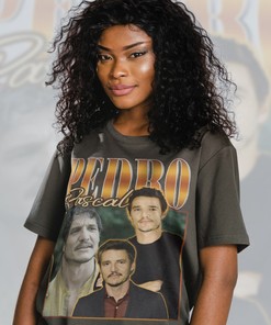 Pedro Pascal Retro Actor Tee, Narco Pedro Pascal Fans Gift, Tribute Celebrity Shirt, Best Merch for Fans