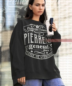 Pelican Town Stardew Valley Sweatshirt, Pierre's General Store Tee, Pixel Art Game Fan Gift