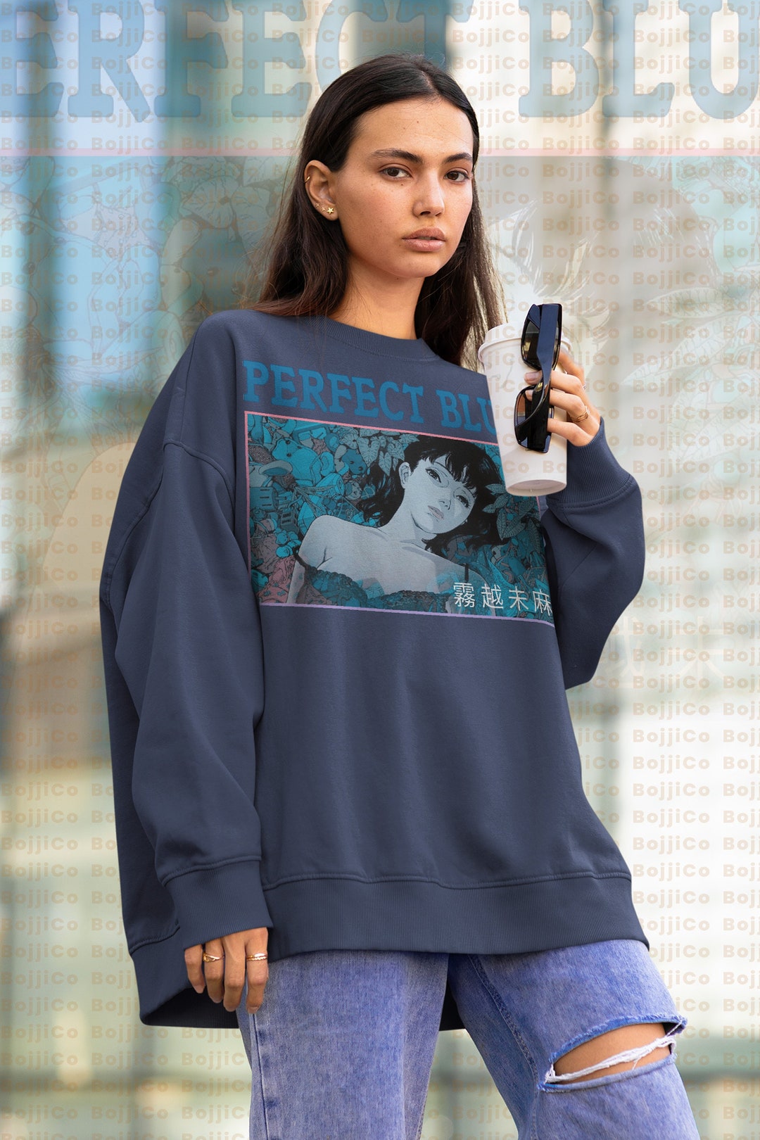 Perfect Blue Tribute Sweatshirt and Homage Sweater