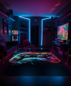 Personalize Your Boy's Room with Gaming Rugs for Boys Bedrooms - Game Room Themed Area Rugs