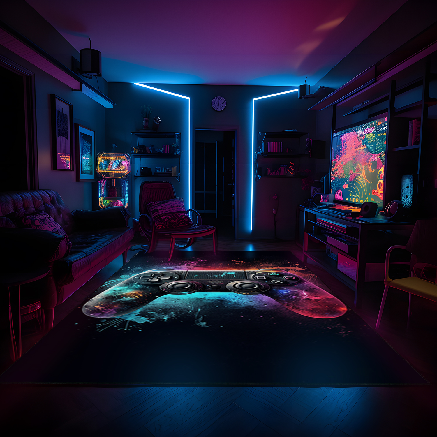 Personalize Your Boy's Room with Gaming Rugs for Boys Bedrooms Game