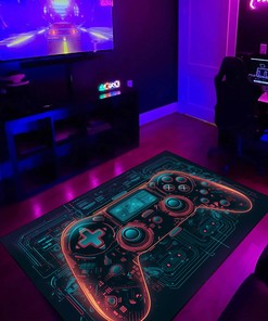 Personalized Game Room Carpet for Teen Boys - Unique Gamer Gift for Boys