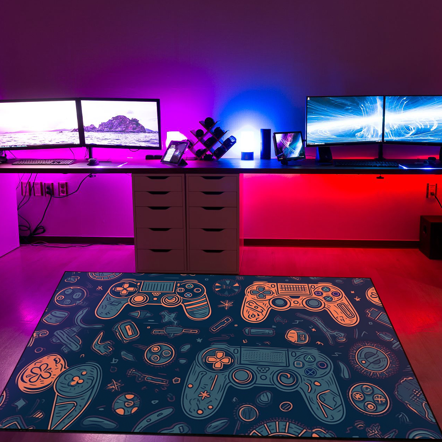 Personalized Game Room Rug for Boys - Unique Gamer Gift for Boys - Image 2