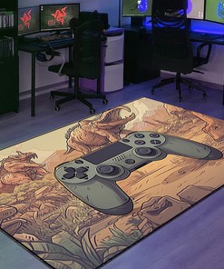 Personalized Game Room Rug for the Ultimate Gamer - Shufflezone Gaming Area Rug T55