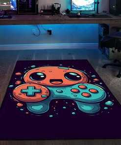 Personalized Game Room Themed Area Rugs - Set the Tone for Your Gaming, Living Room, Bedroom Decor