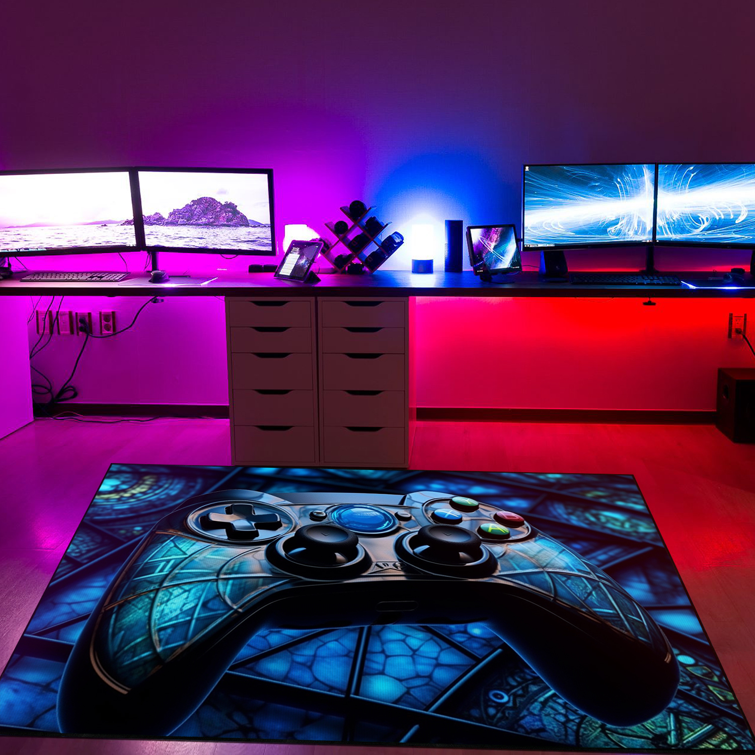 Personalized Game Room Themed Rug for Boys - Unique Gamer Gift for Boys - Image 4