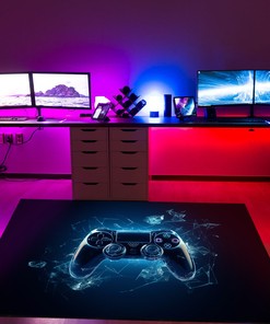 Personalized Game Room Themed Rugs for Boys - 3D Gaming Carpet A49