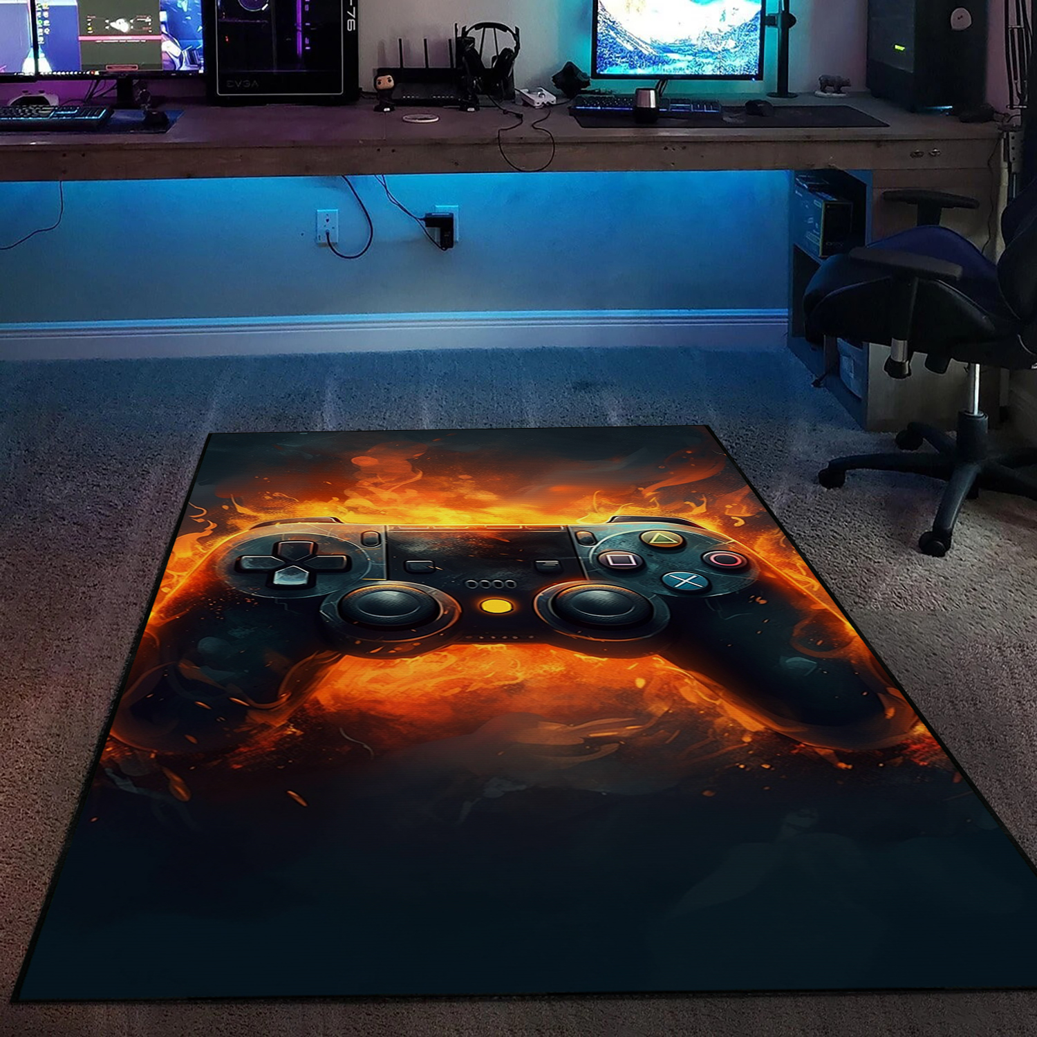 Personalized Gaming Rugs for Boys Bedrooms - Unique Game Room Decor Ideas for Teen Boys - Image 2
