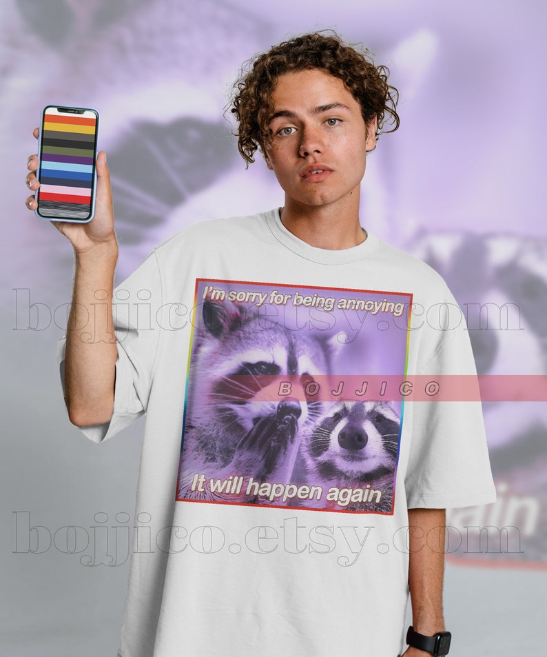 Possums & Raccoons Eat Trash Tee, Funny Opossums Lover Sweatshirt for Fans - Image 3