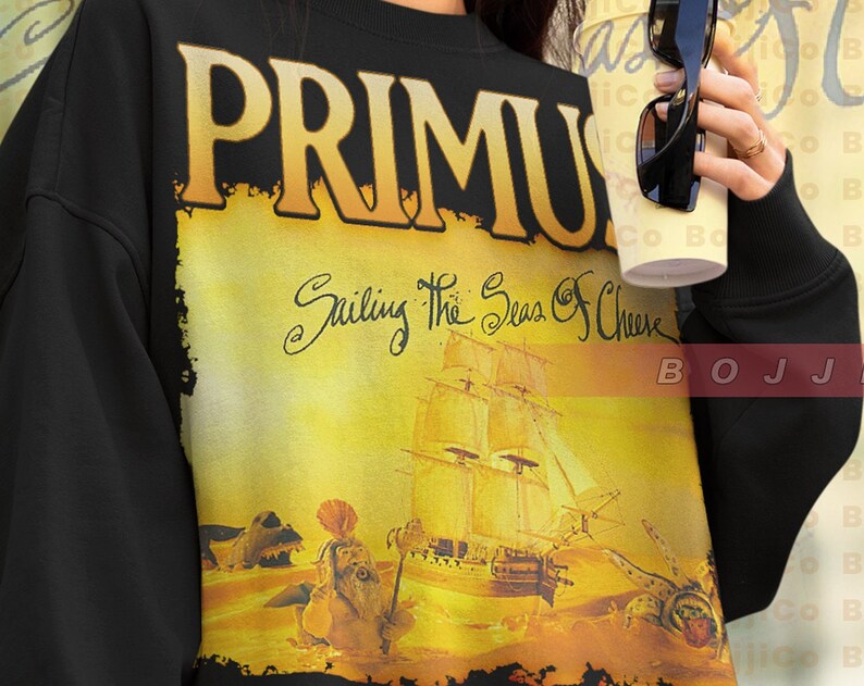 Primus Sailing The Sea of Cheese Sweatshirt and Band Shirt - Image 2