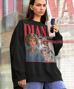 Princess Diana Forever Fan Sweater and Retro 90s Tee