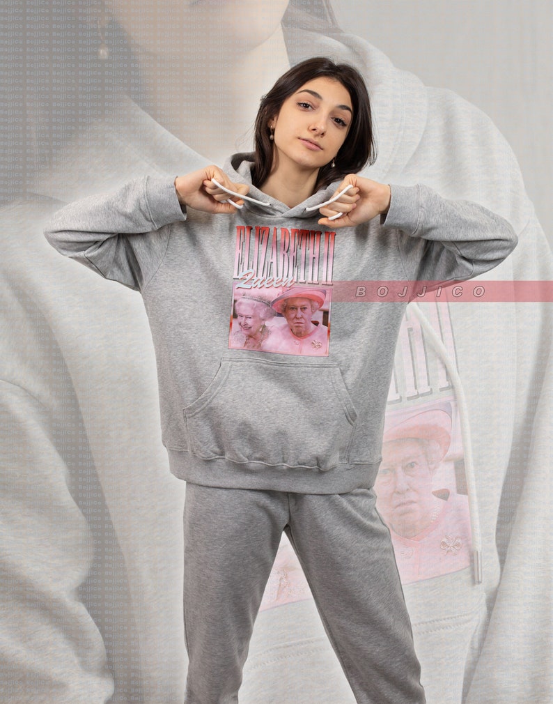 Queen Elizabeth Forever Tee, Vintage Sweatshirt, Rip Homage Hoodie, Retro 90s Fan Shirt - Image 4