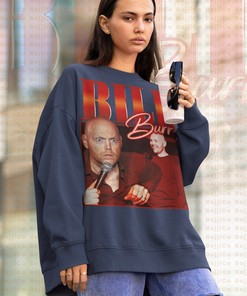 RETRO BILL BURR Gift Sweatshirt, Homage Sweater for Fans, Retro Parody Revolution
