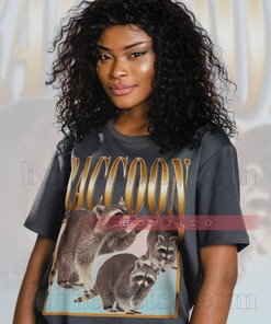 Racoon Pet Funny Meme Gift Tee, Raccoon Tanuki Homage T-Shirt, 90s Retro Sweater
