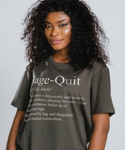 Rage Quit Gaming Unisex Tee, Funny Gamer Shirt, Gaming Gifts