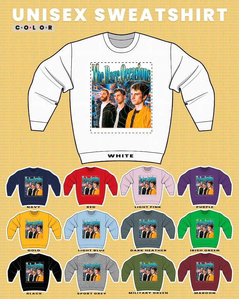 Rare Occasions Notion Sweatshirt, Vintage Homage Fan Sweater - Image 3