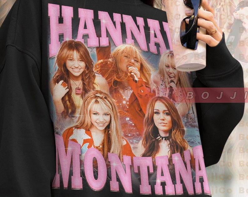 Retro 90s HANNAH MONTANA Sweatshirt, Homage Sweater for Fans of the American sitcom - Image 2