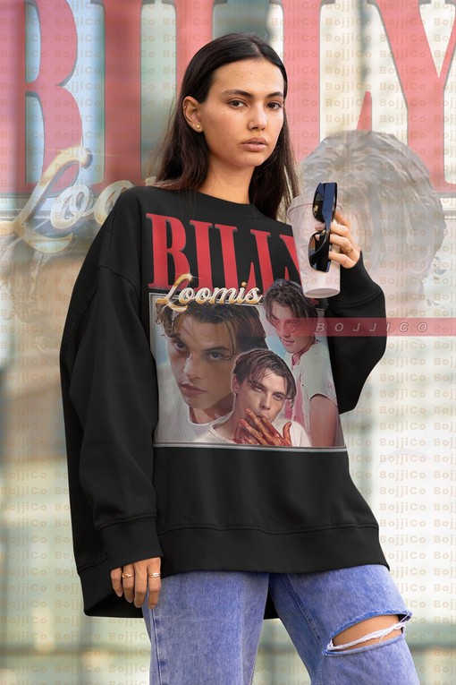 Retro Billy Loomis Scream Sweatshirt, Scary Movie Homage Sweater, Horror Fan Tee