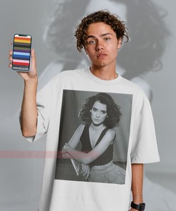 Retro Cool Fan Art Tee with Winona Ryder - Vintage 90s Style Shirt