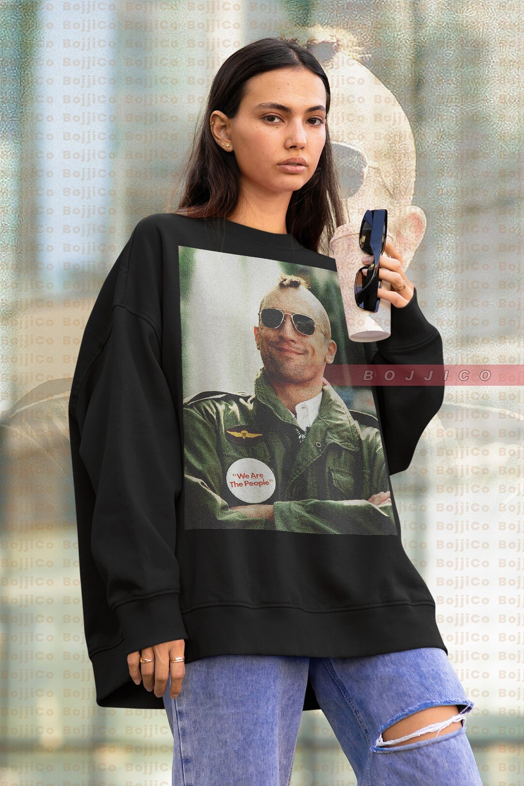 Retro De Niro Hoodie - Classic 90s Taxi Driver Sweater
