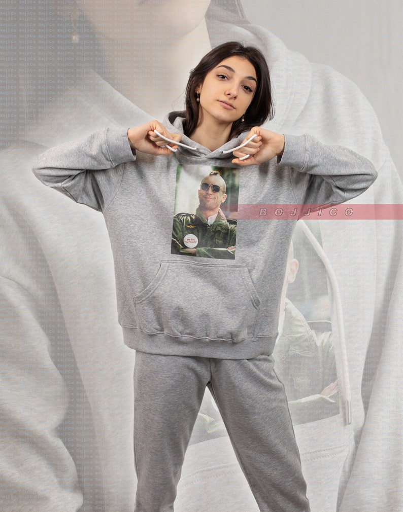Retro De Niro Hoodie - Classic 90s Taxi Driver Sweater - Image 4