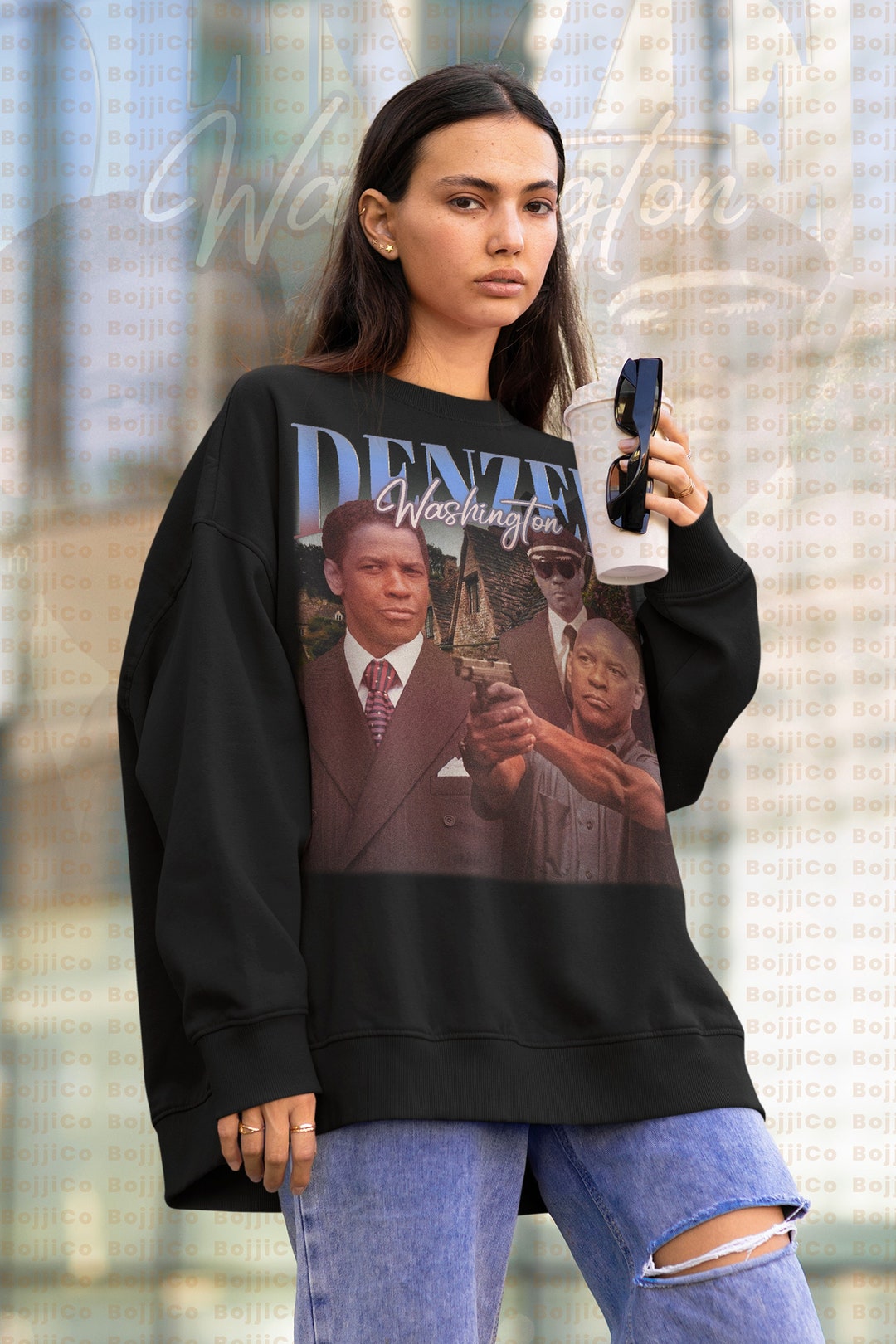 Retro Denzel Washington Sweatshirt, Equalizer 1 2, Flight, Glory Fan Sweater Gift