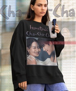 Retro Hometown CHACHACHA Sweatshirt, Homage Sweater with Kim Seon-ho and Hong Du-sik for Fans of the Korean TV show
