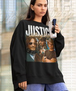 Retro Johnny Depp Sweatshirt - Longsleeve Homage Sweater for Fans