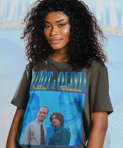 Retro Law and Order SVU T-Shirt - Homage to Elliot Stabler and Olivia Benson