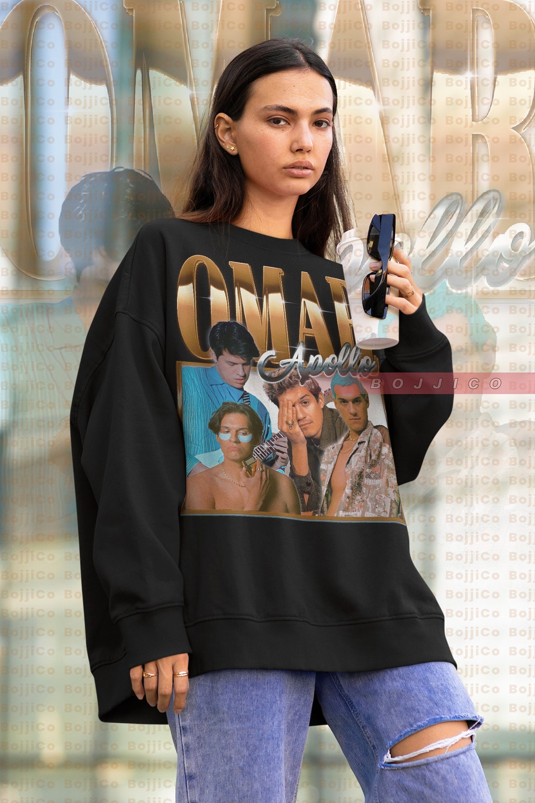 Retro Omar Apollo Shirt, Sweater, and Homage Sweatshirt for Fans