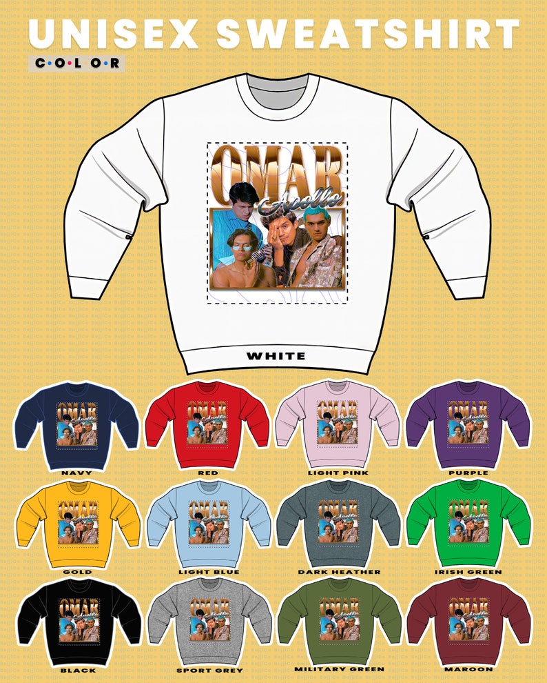 Retro Omar Apollo Shirt, Sweater, and Homage Sweatshirt for Fans - Image 3