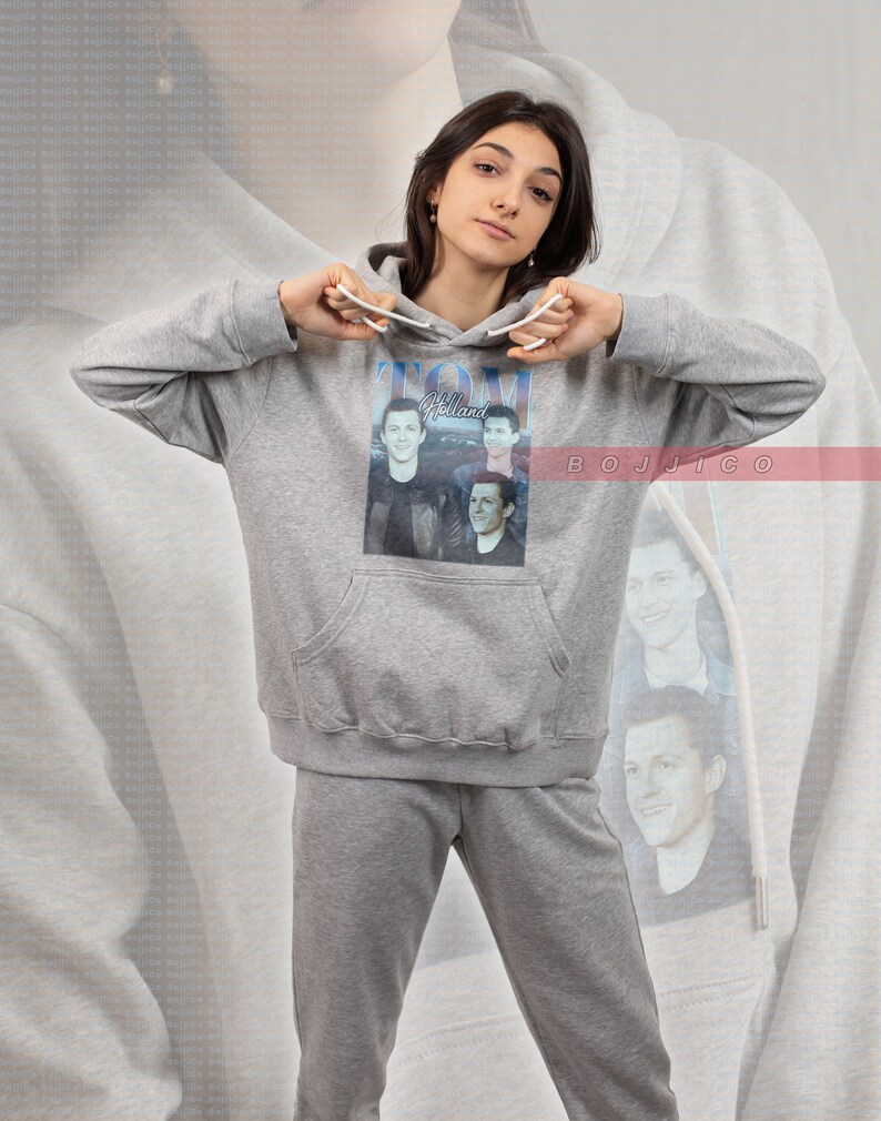 Retro Tom Holland Sweater - Homage Sweatshirt with Fan Tees Design - Image 4