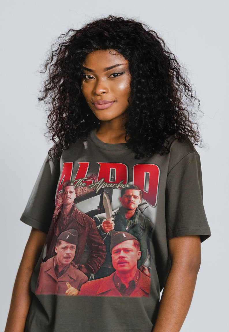 Retro Vintage Style Inglorious Basterds Shirt, Aldo The Apache Unisex T-Shirt, Lt. Aldo Raine Gift