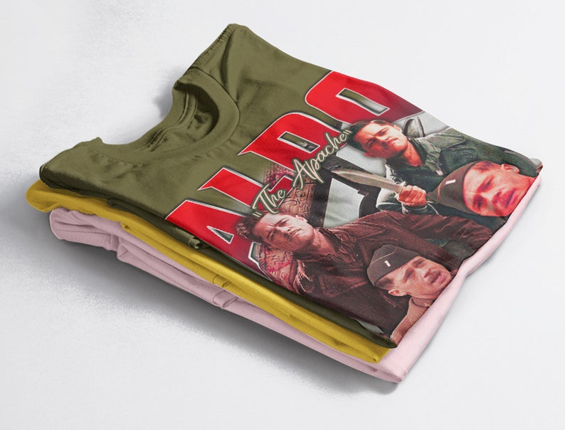 Retro Vintage Style Inglorious Basterds Shirt, Aldo The Apache Unisex T-Shirt, Lt. Aldo Raine Gift - Image 4