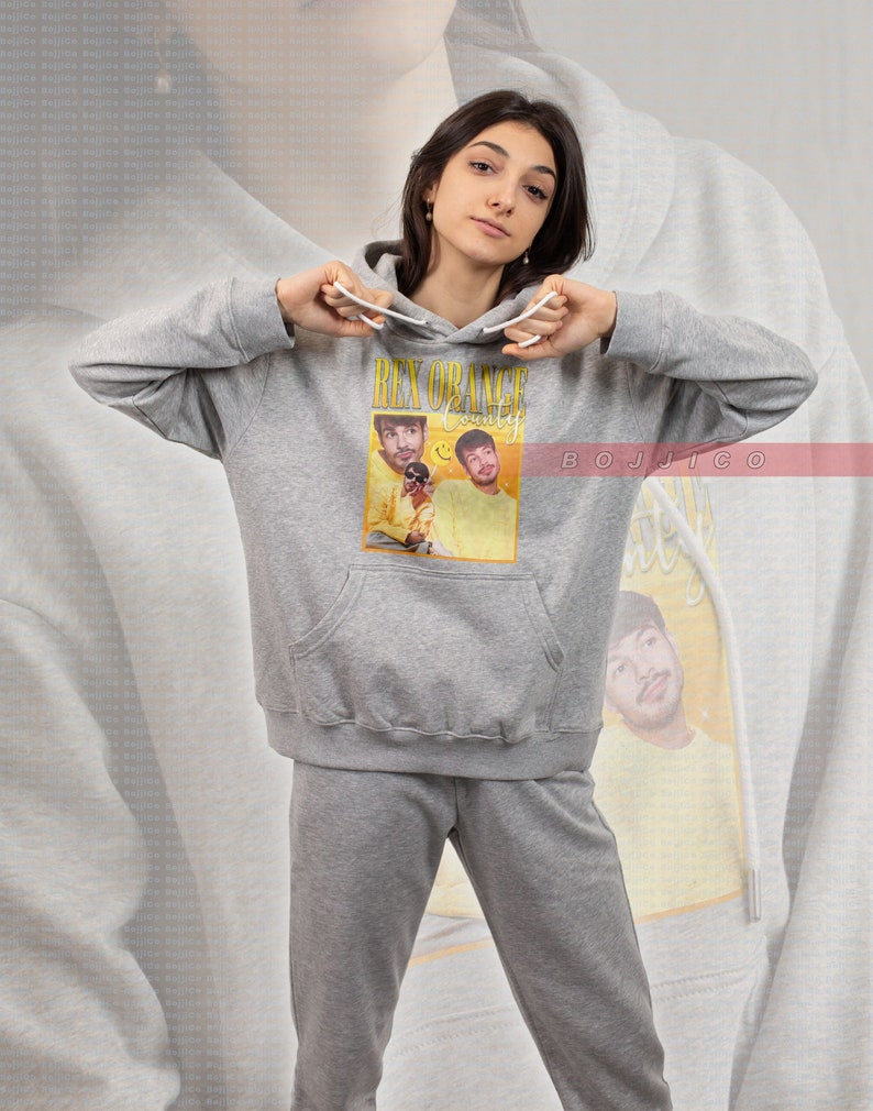 Rex Orange County Vintage Apparel, Retro Homage Hoodie, Fan Tees by Rex Orange County, Classic Quote Sweatshirt - Image 4
