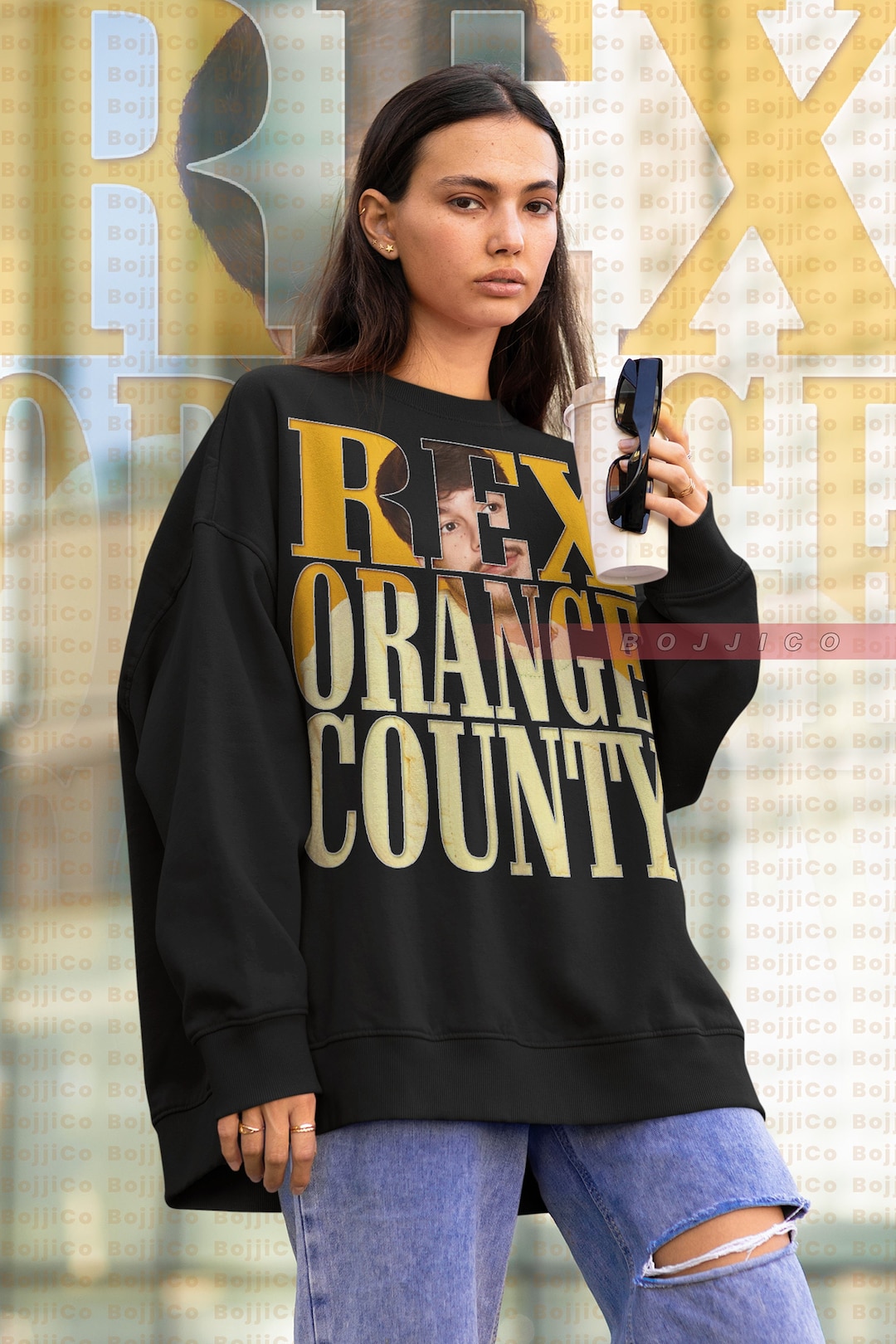Rex Orange County Vintage Sweatshirt - Retro Fan Gift for Rex Orange County Fans