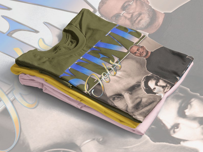 Rich Shirt Steve Jobs Apple CEO Edition, RETRO Steve Jobs Homage Tee, Steve Jobs Entrepreneur Shirt - Image 4
