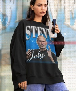 Rich Steve Jobs Sweater - Vintage Homage Sweatshirt for Entrepreneurs