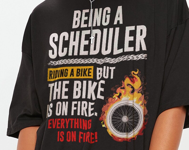 SCHEDULER Hustle Hard Unisex T-Shirt - Perfect Gift for Achievers - Image 2