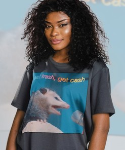 Sad Opossums Meme Shirt - Raccoon Tanuki Tee for Fans of Possums
