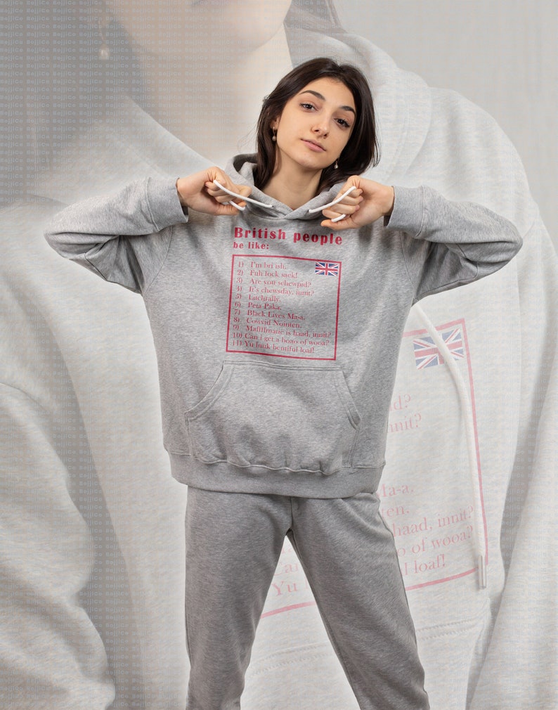 Sarcastic British Accent Sweatshirt - Funny British Citizen Homage Sweater for Fans of Great Britain - Image 4